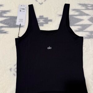 ALO Yoga Black Tank Top